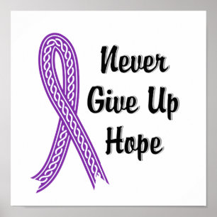 Celtic geeft Hope Epilepsy nooit op Poster