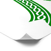 Celtic geeft Hope Mental Health nooit op Poster (Hoek)