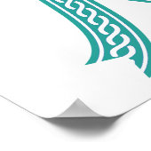 Celtic geeft Hope Ovarian Cancer nooit op Poster (Hoek)