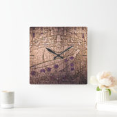 Celtic geïnspireerd Art Nouveau Time-stuk Vierkante Klok (Huis)