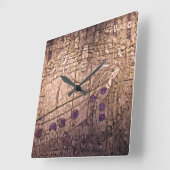 Celtic geïnspireerd Art Nouveau Time-stuk Vierkante Klok (Hoek)