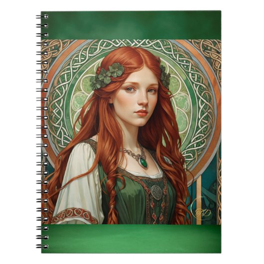 Celtic Girl 2 Spiral Notitieboek (Voorkant)
