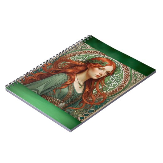 Celtic Girl 3 Spiral Notitieboek (Linkerzijde)