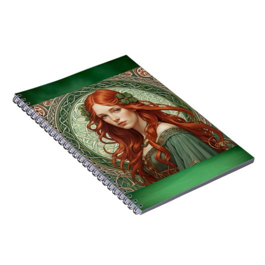 Celtic Girl 4 Spiral Notitieboek (Rechterzijde)