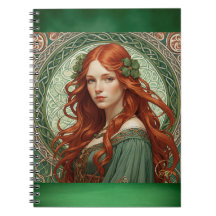 Celtic Girl 4 Spiral Notitieboek