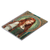 Celtic Girl Spiral Notitieboek 6 (Linkerzijde)