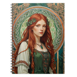 Celtic Girl Spiral Notitieboek 6