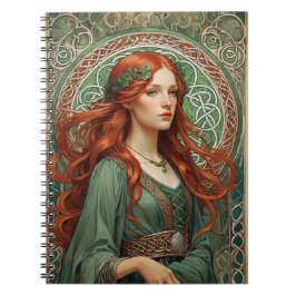 Celtic Girl Spiral Notitieboek 7