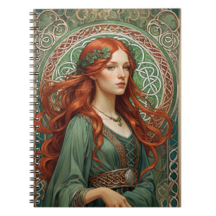 Celtic Girl Spiral Notitieboek 7