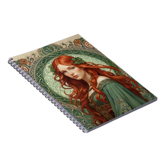 Celtic Girl Spiral Notitieboek 8 (Rechterzijde)