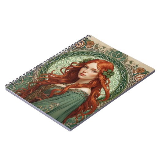 Celtic Girl Spiral Notitieboek 8 (Linkerzijde)