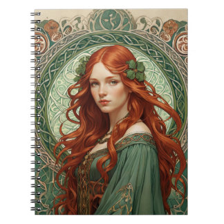 Celtic Girl Spiral Notitieboek 8