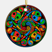 Celtic Glas in lood Spiral Ornament (Voorkant)