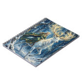 Celtic Goddess & Glowing White Stag Notitieboek (Linkerzijde)