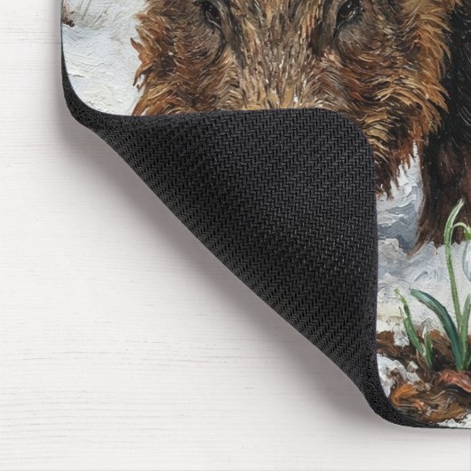 Celtic Goddess & Wild Boar Muismat (Hoek)