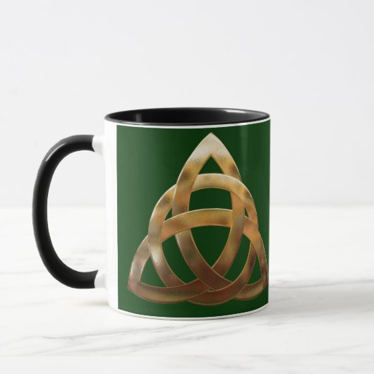 Celtic Gold Trinity Knot Mok (Links)