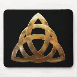 Celtic Gold Trinity Knot Muismat