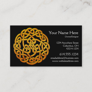 Celtic Golden D1b Irish Celtic Visitekaartje