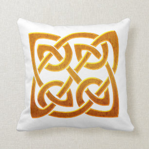 Celtic Golden D2 Irish Celtic Design Kussen