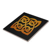 Celtic Golden D2 Irish Celtic Design Tegeltje (Zijkant)