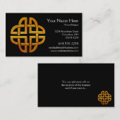 Celtic Golden D5 Irish Celtic Visitekaartje (Voorkant / Achterkant)