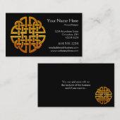 Celtic Golden D7 Irish Celtic Visitekaartje (Voorkant / Achterkant)