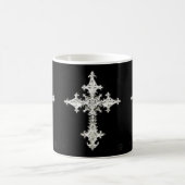 Celtic Gothic Cross 3x Coffee Mok (Center)