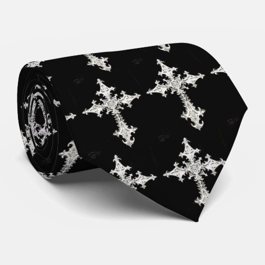 Celtic Gothic Cross Stropdas (Opgerold)