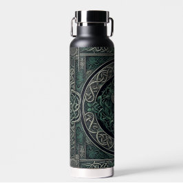 Celtic Green en Zilver Zwaard Waterfles