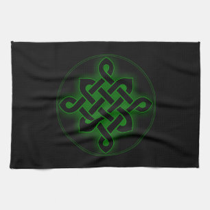 celtic green knot mystic viking symbol spiritueel theedoek