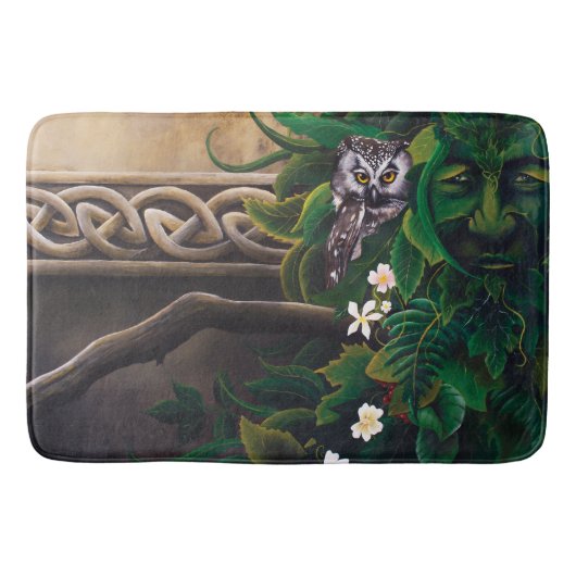 Celtic Green Man Badmat (Voorkant)