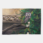 Celtic Green Man Theedoek (Horizontaal)