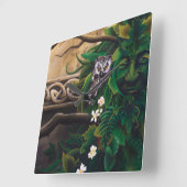 Celtic Green Man Vierkante Klok (Hoek)