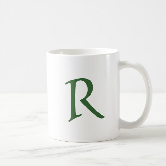 Celtic Green Monogrammed Mok (Rechts)