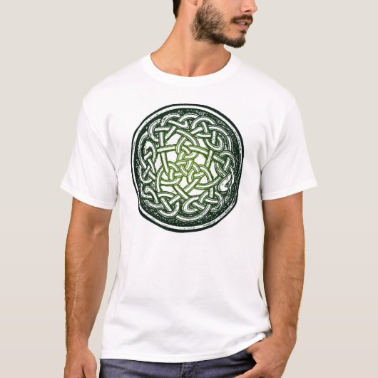 Celtic Green Shield T-shirt (Voorkant)