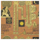 Celtic Griffin en Kells Stof (Swatch)