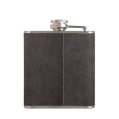 Celtic Griffin op donker leder Heupfles (Achterkant)