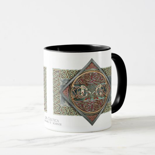 Celtic Griffins Design Mok (Voorkant rechts)