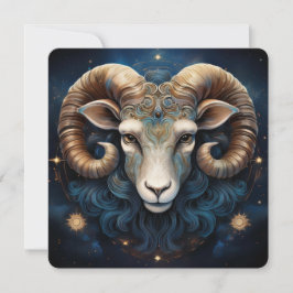 Celtic Guardian Ram Warrior Spirit maakt kunst Kaart