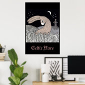Celtic Hare Fine Art Poster (Thuiskantoor)