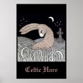 Celtic Hare Fine Art Poster (Voorkant)
