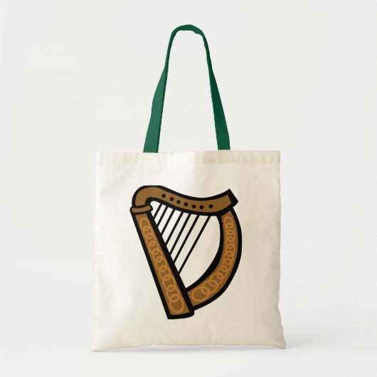 Celtic Harp Canvas tas (Voorkant)