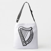 Celtic Harp Crossbody Canvas tas (Achterkant)