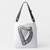 Celtic Harp Crossbody Canvas tas (Voorkant)