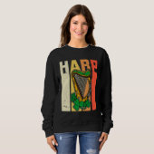 Celtic Harp Instrument Plucked String Harpist Musi Trui (Voorkant volledig)