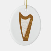 Celtic Harp Keramisch Ornament (Rechts)