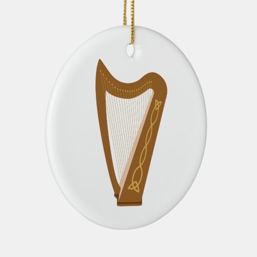 Celtic Harp Keramisch Ornament (Rechts)