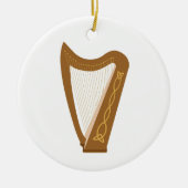 Celtic Harp Keramisch Ornament (Voorkant)
