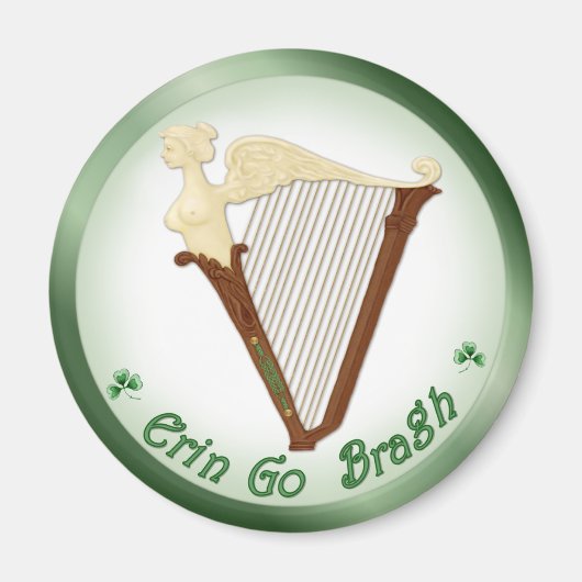 Celtic Harp Magneet (Voorkant)
