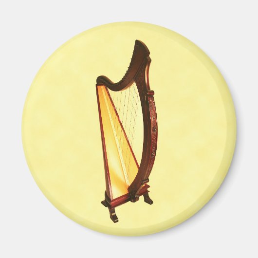 Celtic Harp Magnet (Voorkant)